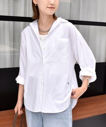 SHIPS | 《追加》〈洗濯機可能〉ピン オックス 刺繍 シャツ(シャツ/ブラウス)