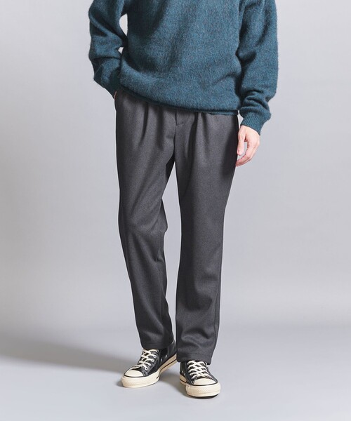 【セール】アクティブ ツイードライク 1プリーツ イージーパンツ ‐ストレッチ‐（その他パンツ）｜BEAUTY&YOUTH UNITED ARROWS（ビューティーアンドユースユナイテッドアローズ） 10,472円