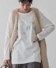 AMERICAN HOLIC | AMITE' 箔プリントカットプルオーバー(Tシャツ/カットソー)