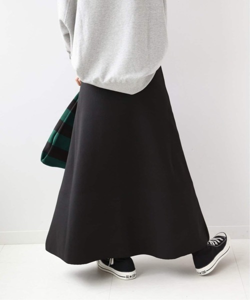 JOURNAL STANDARD relume(ジャーナルスタンダード レリューム)の「《WEB限定追加》ウォッシャブルスポンジニットフレアスカート(スカート・レディース・ブラック・FREE)」の10枚目の写真