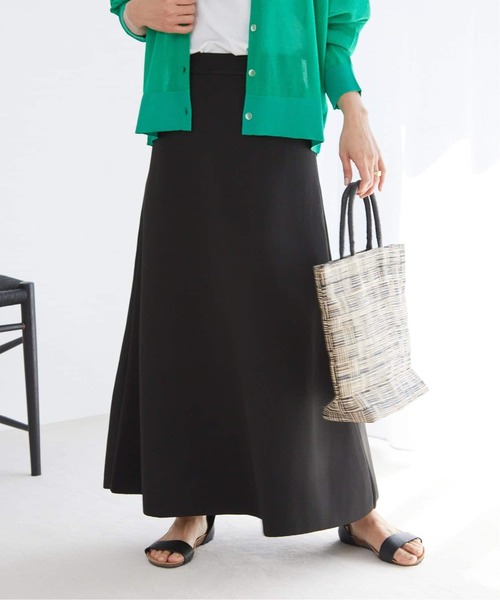 JOURNAL STANDARD relume(ジャーナルスタンダード レリューム)の「《WEB限定追加》ウォッシャブルスポンジニットフレアスカート(スカート・レディース・ブラック・FREE)」の14枚目の写真