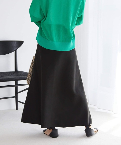 JOURNAL STANDARD＊ウォッシャブルスポンジニットフレアスカート JOURNAL STANDARD relume（ジャーナルスタンダード レリューム