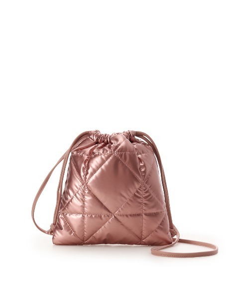 & chouette（アンドシュエット）の「メタリックカラーキルティングショルダーバッグ（ショルダーバッグ・レディース・スモークピンク/ホワイト/ダークグレー/ネイビー・FREE）」の20枚目の写真