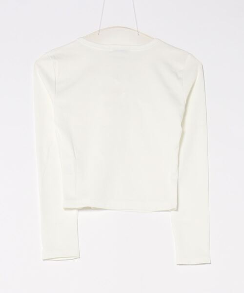 urge:(アージコロン )の「【URGE:】フロント レースアップ カットソー(Tシャツ/カットソー・レディース・ブラック/ホワイト・SMALL/MEDIUM/LARGE/X-LARGE)」の3枚目の写真