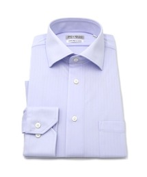 【完全ノーアイロン】長袖 アイシャツ セミワイド ストレッチ シャドウストライプ i-shirt 通年 WEB限定
