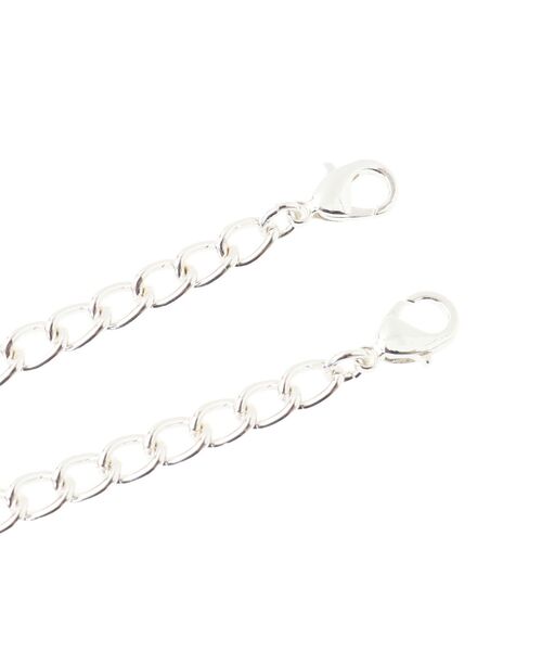 Maison de FLEUR(メゾンドフルール)の「シャイニービジューリボンバッグチャーム(チャーム・レディース・シルバー/ピンク・FREE)」の8枚目の写真