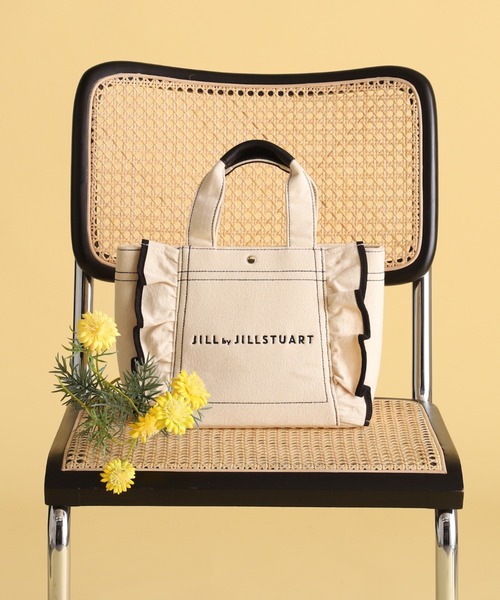 JILL by JILL STUART（ジルバイジルスチュアート）の「【お気に入り登録5万件超え】フリルトート小（トートバッグ・レディース・ブラック/ホワイト/モカ・FREE）」の21枚目の写真