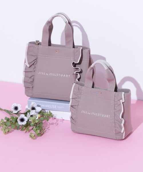 JILL by JILL STUART ハートフリルトート小　ピンク ジルバイジルスチュアート JILL by JILLSTUART ハートフリル