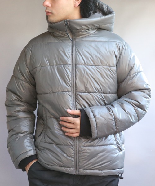 8(eight)（エイト）の「シレ加工中綿フードジャケット（ダウン