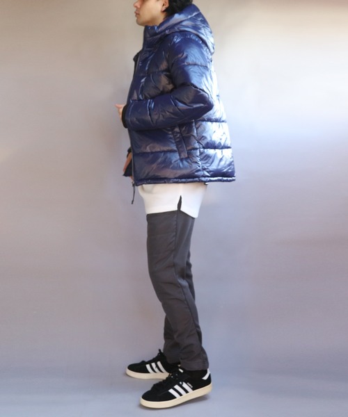 8(eight)（エイト）の「シレ加工中綿フードジャケット（ダウン