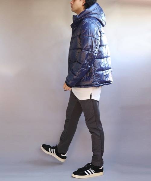 ダークブルー フード付きジャケット 45R ジャック アンド ジョーンズ Jack&Jones アウター ジャケット ブラック