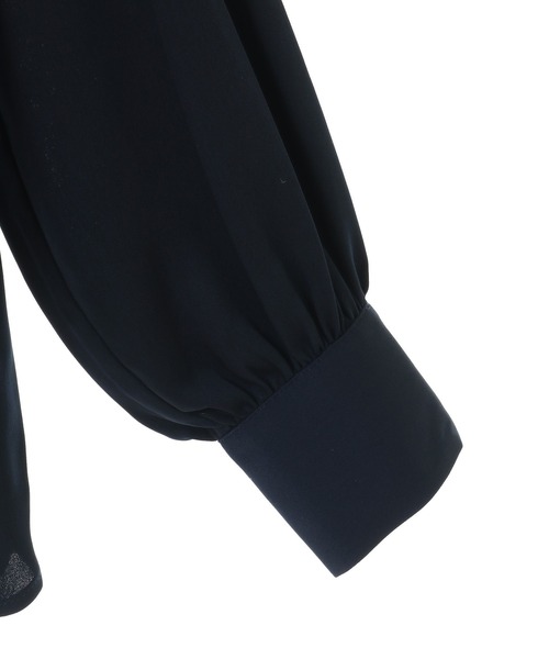 ef-de（エフデ）の「ef-de ボウタイブラウス（シャツ/ブラウス・レディース・アイボリー/ダークネイビー・LARGE/MEDIUM）」の7枚目の写真