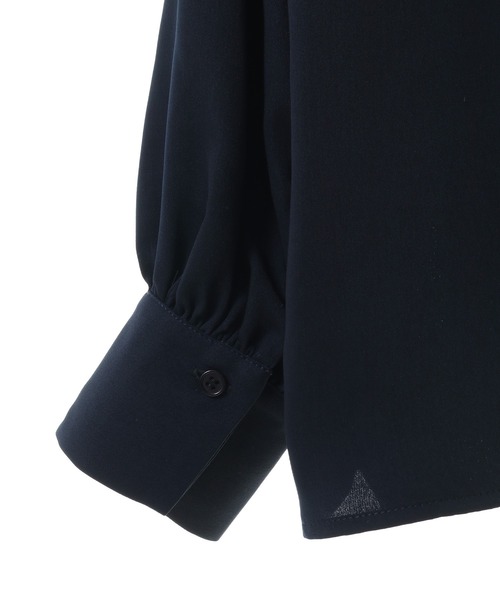 ef-de（エフデ）の「ef-de ボウタイブラウス（シャツ/ブラウス・レディース・アイボリー/ダークネイビー・LARGE/MEDIUM）」の8枚目の写真