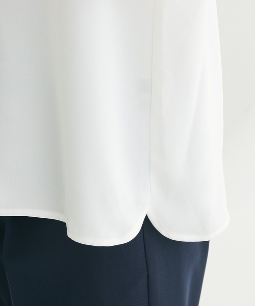 ef-de（エフデ）の「ef-de ボウタイブラウス（シャツ/ブラウス・レディース・アイボリー/ダークネイビー・LARGE/MEDIUM）」の20枚目の写真