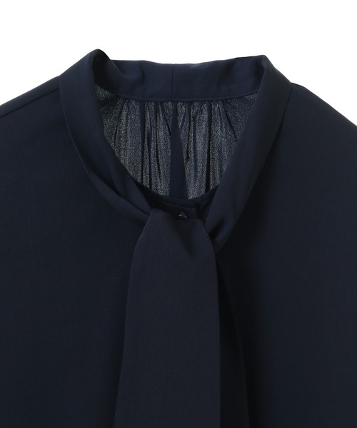 ef-de（エフデ）の「ef-de ボウタイブラウス（シャツ/ブラウス・レディース・アイボリー/ダークネイビー・LARGE/MEDIUM）」の18枚目の写真