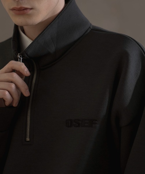 LUCY(ルーシー)の「LUCY/KEEPWARM BIGハーフZIPプルオーバー(スウェット・メンズ・チャコール/ライトグレー・FREE)」の7枚目の写真