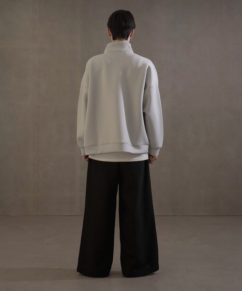 LUCY(ルーシー)の「LUCY/KEEPWARM BIGハーフZIPプルオーバー(スウェット・メンズ・チャコール/ライトグレー・FREE)」の15枚目の写真