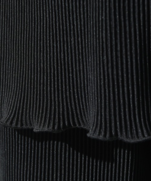 actuel(アクチュエル)の「【actuel】カットスムースプリーツSET UP(セットアップ・レディース・ブラック/モカ/ブルー・FREE)」の14枚目の写真