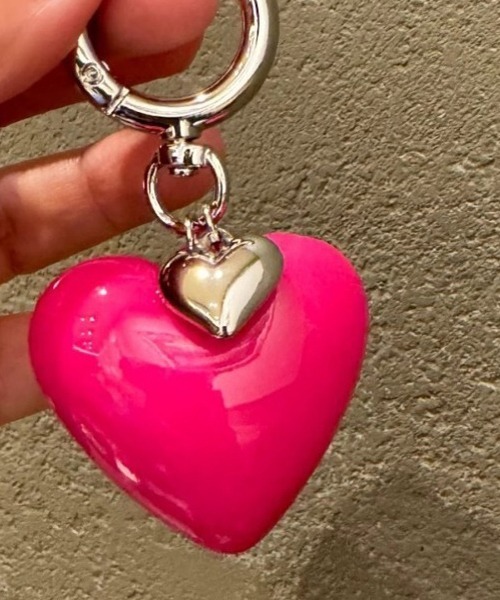 NO.454☆リメイク☆ぷっくりハートキーホルダー4個セット Amazon.co