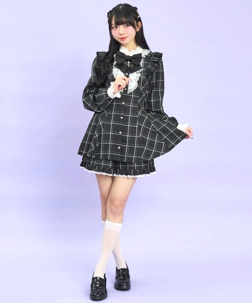 アクセサリーリボンレースフリルセットアップ（セットアップ）｜Secret