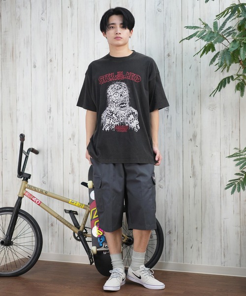 LURKING CLASS(ラーキングクラス)の「【ムラサキスポーツ限定】LURKING CLASS/ラーキングクラス 半袖Tシャツ フロントプリント ST25STM12(Tシャツ/カットソー・メンズ・ブラック・XL/M/L)」の6枚目の写真