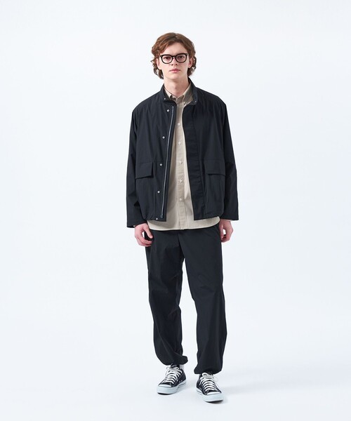 MACKINTOSH PHILOSOPHY(マッキントッシュ フィロソフィー)の「軽量ナイロンストレッチ スタンドブルゾン(ブルゾン・メンズ・ブラック/グレー・40/38)」の5枚目の写真