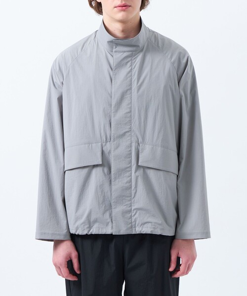 MACKINTOSH PHILOSOPHY(マッキントッシュ フィロソフィー)の「軽量ナイロンストレッチ スタンドブルゾン(ブルゾン・メンズ・ブラック/グレー・40/38)」の6枚目の写真