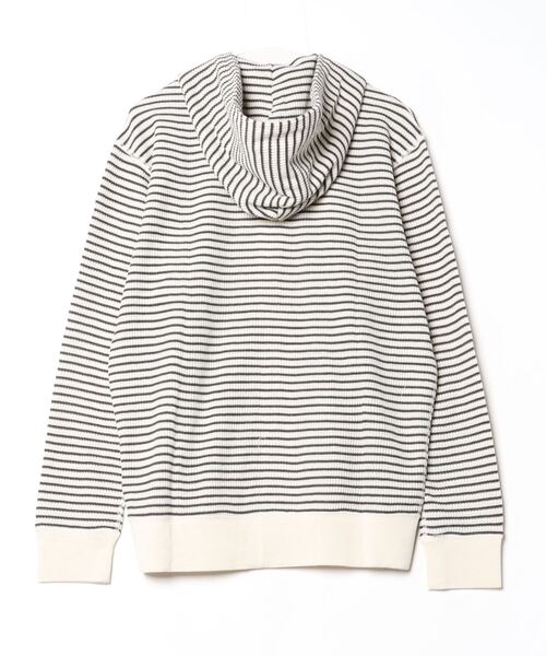 JEMORGAN（ジェーイーモーガン）の「【JEMORGAN / ジェーイーモーガン】ワッフルボーダージップパーカー（パーカー・メンズ・ナチュラル/ネイビー/グレー・M/XL/L）」の13枚目の写真