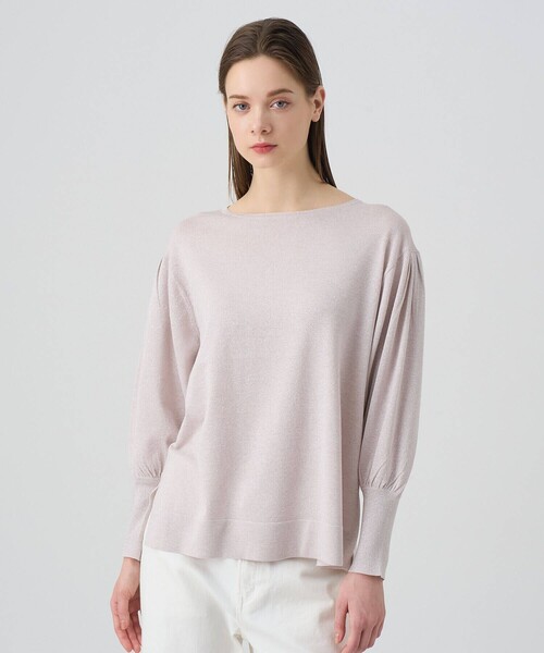 セール】LUREX ボリュームスリーブ プルオーバー（ニット/セーター