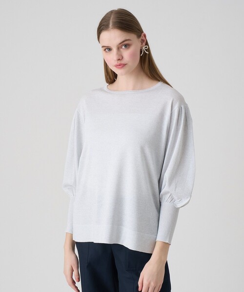 セール】LUREX ボリュームスリーブ プルオーバー（ニット/セーター