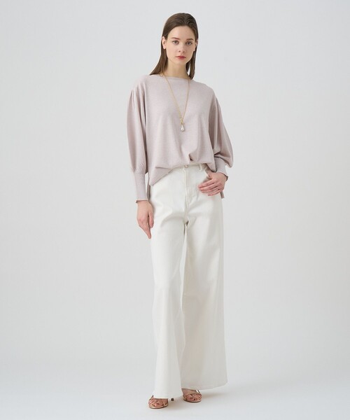 セール】LUREX ボリュームスリーブ プルオーバー（ニット/セーター