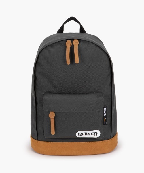 OVERRIDE(オーバーライド)の「OUTDOOR PRODUCTS デイパック底レザー / アウトドアプロダクツ(バックパック/リュック・メンズ・ネイビー/ベージュ/ブラック/グレー・MEDIUM)」の2枚目の写真
