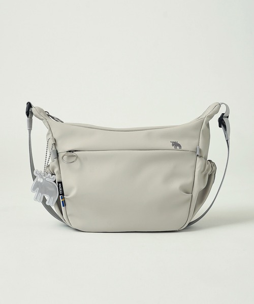 moz（モズ）の「moz(モズ) 撥水 A5サイズ収納可能 ショルダーバッグ ZZRK-01（ショルダーバッグ・レディース・ブラック/トリコロール/アイボリー/グレイッシュブルー/キャメル・ONE SIZE）」の7枚目の写真