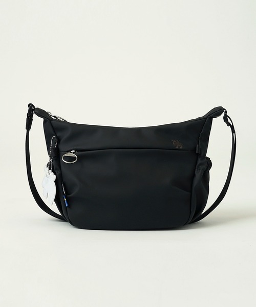 moz（モズ）の「moz(モズ) 撥水 A5サイズ収納可能 ショルダーバッグ ZZRK-01（ショルダーバッグ・レディース・ブラック/トリコロール/アイボリー/グレイッシュブルー/キャメル・ONE SIZE）」の8枚目の写真