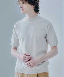 DESIGNWORKS | ハイツイスト モックネック 半袖ニット(ニット/セーター)