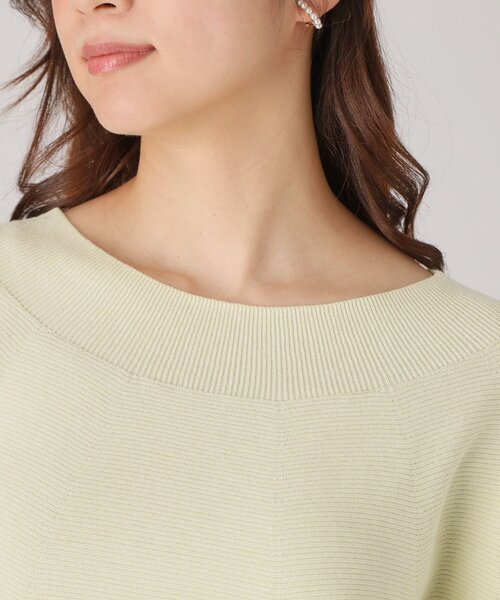 COUP DE CHANCE（クードシャンス）の「【洗える／日本製】無縫製ニットトップス（ニット/セーター・レディース・ネイビー/ピンク/イエロー系その他/ライトグレー・34/38）」の13枚目の写真