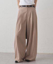 Loungedress/ラウンジドレスのアメリカンキルトパンツ ラウンジドレス Loungedress タックワイドパンツ （BK