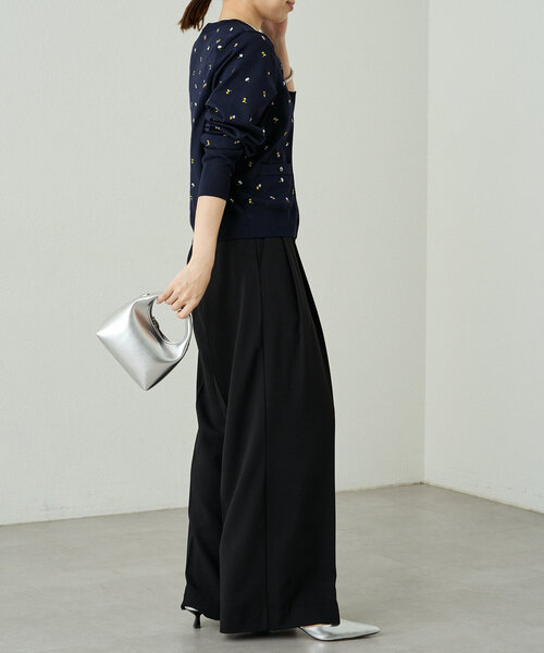 セール】2タックワイドパンツ（スラックス）｜LOUNGEDRESS（ラウンジ