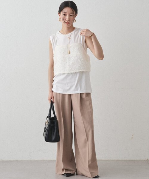 セール】2タックワイドパンツ(スラックス)|LOUNGEDRESS(ラウンジ セール】2タックワイドパンツ(スラックス)|LOUNGEDRESS(ラウンジ