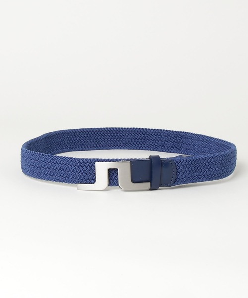 セール】【J.LINDEBERG/GOLF】ブリッジバックル編み込みベルト（ベルト