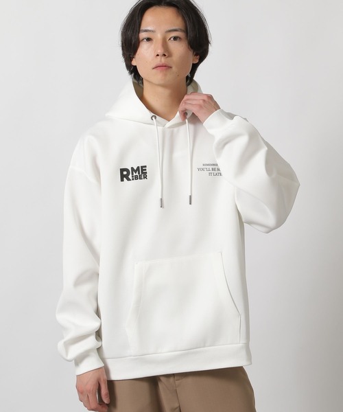 LAKOLE（ラコレ）の「TRダンボールロゴパーカー / 291280（パーカー・メンズ・ホワイト/ブラック/ライトグリーン・MEDIUM/LARGE）」の2枚目の写真