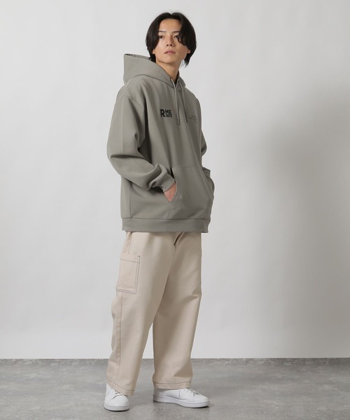 LAKOLE（ラコレ）の「TRダンボールロゴパーカー / 291280（パーカー・メンズ・ホワイト/ブラック/ライトグリーン・MEDIUM/LARGE）」の9枚目の写真