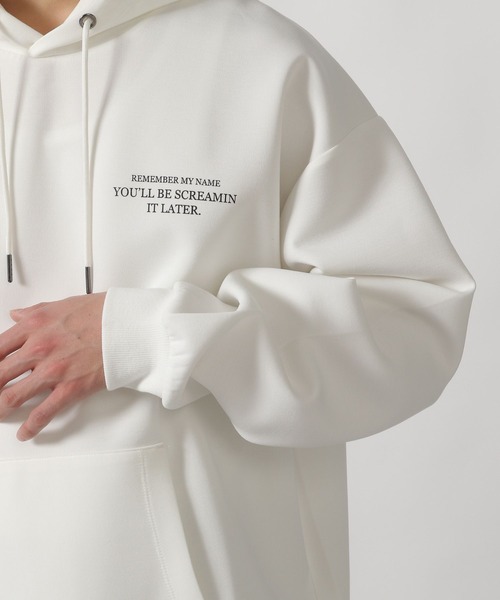 LAKOLE（ラコレ）の「TRダンボールロゴパーカー / 291280（パーカー・メンズ・ホワイト/ブラック/ライトグリーン・MEDIUM/LARGE）」の16枚目の写真