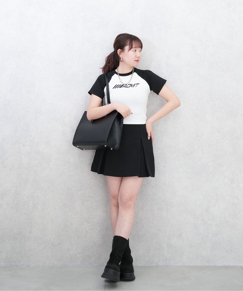 GYDA（ジェイダ）の「【GYDA/ジェイダ】 ≪新色追加≫ BASIC SERIES　トートバッグ（トートバッグ・レディース・ブラック/アイボリー/グレー・FREE）」の11枚目の写真