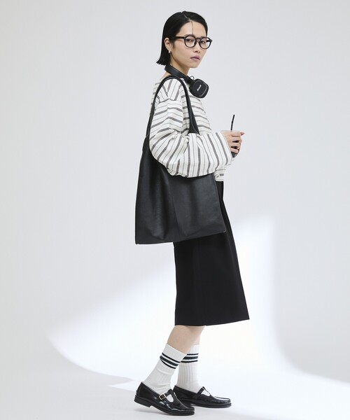 Firsthand(ファーストハンド)の「MA Firsthand/マ ファーストハンド BASQUE BORDER CROP PO / バスクボーダー クロップ プルオーバー(Tシャツ/カットソー・レディース・サックスブルー/ホワイト/ネイビー・FREE)」の19枚目の写真