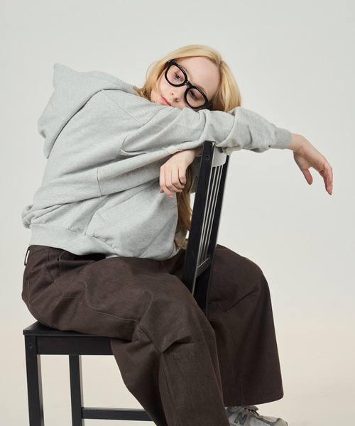 CIASU（シアス）の「ヴィンテージジップアップパーカー（Tシャツ/カットソー・メンズ・グレー/ブラック・MEDIUM/LARGE）」の14枚目の写真