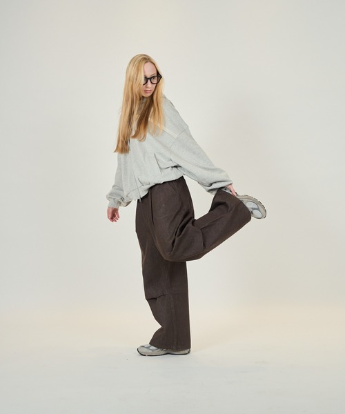 CIASU（シアス）の「ヴィンテージジップアップパーカー（Tシャツ/カットソー・メンズ・グレー/ブラック・MEDIUM/LARGE）」の12枚目の写真