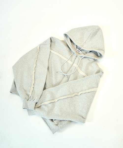 CIASU（シアス）の「ヴィンテージジップアップパーカー（Tシャツ/カットソー・メンズ・グレー/ブラック・MEDIUM/LARGE）」の22枚目の写真