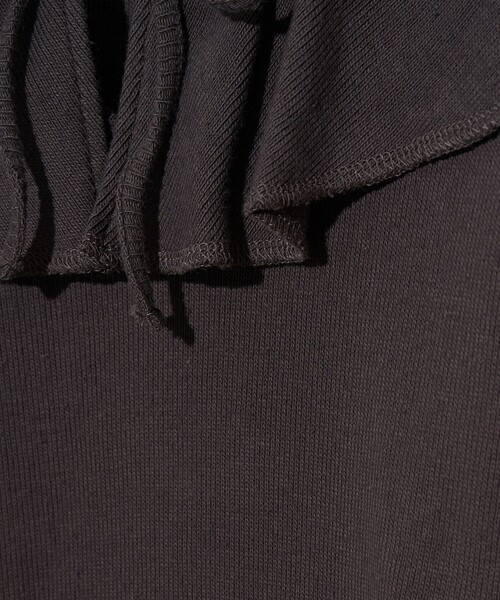 FREAK'S STORE（フリークスストア）の「アーミーフライス フリルロンT（Tシャツ/カットソー・レディース・チャコールグレー/グレー/オフホワイト・ﾌﾘ-）」の6枚目の写真