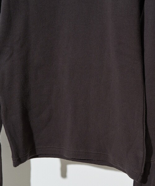 FREAK'S STORE（フリークスストア）の「アーミーフライス フリルロンT（Tシャツ/カットソー・レディース・チャコールグレー/グレー/オフホワイト・ﾌﾘ-）」の5枚目の写真